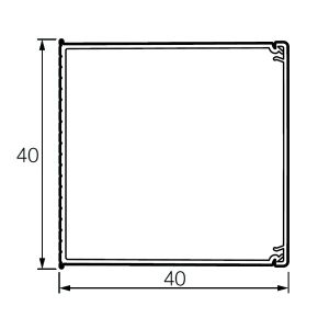 Кабель-канал Metra Legrand мини 40х40 с крышкой (кабельный короб)