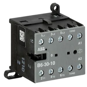 Миниконтактор ABB B6-30-10 9A (400В AC3) 20A (400В AC1) катушка 230В АС