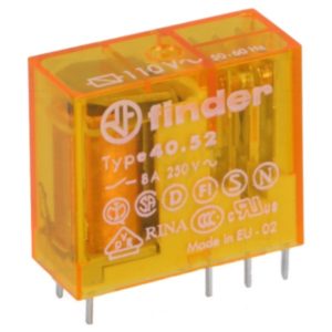 Миниатюрное реле Finder 2CO 8A AgNi 24В AC