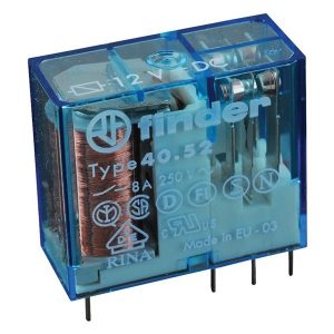 Миниатюрное реле Finder 2CO 8A AgNi 12В DC