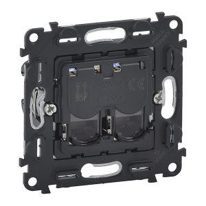 Розетка компьютерная 2-ая RJ45 Кат.5е Legrand Life/Allure механизм