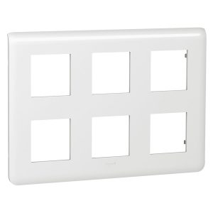 Рамка Legrand Mosaic 2х3х2 модуля белая