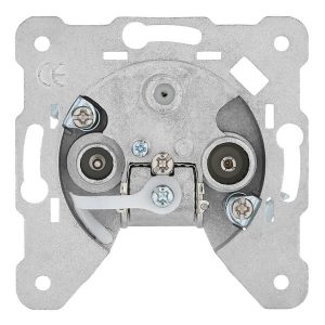 Механизм розетки Экопласт TV+FM оконечный Flat