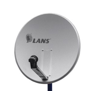 Антенна Lans перфорированная офсетная-80 с азимутальной фиксированной подвеской светлая