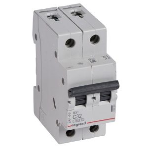 Автоматический выключатель Legrand RX3 2П 32A 4,5кА C (автомат электрический)