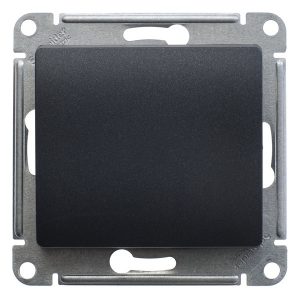 Перекрестный переключатель SE Glossa 10A механизм, антрацит