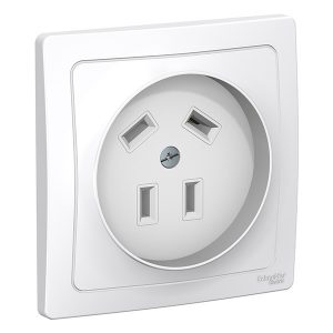 Розетка силовая скрытой установки SE Blanca 3Р+N 32А 400В белая