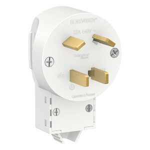 Вилка силовая SE Blanca 3Р+N 32А 400В белая