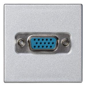 Плата Simon K45 с разъемом VGA (мама) 15 контактов, винты, 45х45мм, алюминий