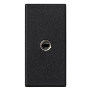 Плата Simon K45 c 1-м стереоразъемом 3,5мм (мама) винты, 22,5х45мм, графит