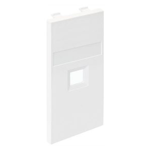 Адаптер Simon Connect на 1 RJ45 CJ545U(F), CJ645U(F), S-модуль 52x108мм, белый