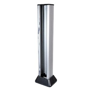 Мини-колонна SC 1-сторонняя на 4 S-модуля 601х71,5(125)х109,5(164) мм алюминий-графит