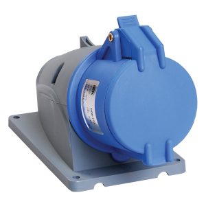 Розетка стационарная ИЭК MAGNUM ССИ-123 32А-6ч/200-250В 2Р+РЕ IP44