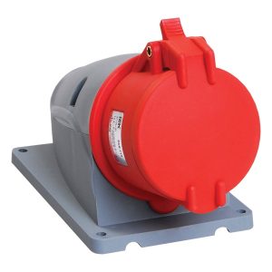 Розетка стационарная ИЭК MAGNUM ССИ-124 32А-6ч/380-415В 3Р+РЕ IP44