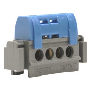 Клеммник Legrand 4х1.5-16 мм2 синий