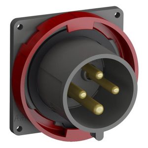 Вилка с прямым фланцем ABB Easy&Safe 332EBU6W 32A 3P+E IP67 6ч