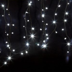 Гирлянда модульная Дюраплей LED, 12м 120 LED черный каучук белая