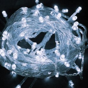 Гирлянда модульная Дюраплей LED, 20м 200 LED белый каучук белая