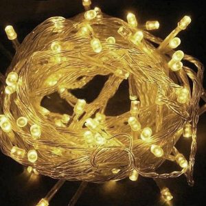 Гирлянда модульная Дюраплей LED, 20м 200 LED белый каучук тепло-белая