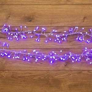 Гирлянда Мишура Neon-Night LED, 3м прозрачный ПВХ, 288LED 230V цвет синий