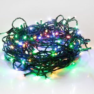 Гирлянда Твинкл Лайт Neon-Night 4 м, темно-зеленый ПВХ, 25 LED, 230V IP20 цвет мультиколор