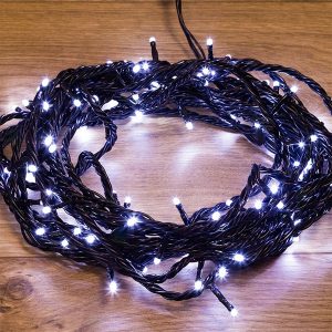 Гирлянда Твинкл Лайт Neon-Night 20 м, черный ПВХ, 200 LED, 230V IP65 цвет белый