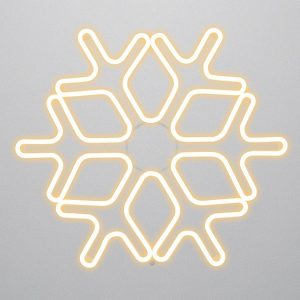 Фигура Neon-Night Снежинка из гибкого неона 60х60см цвет свечения теплый белый 3300K IP65