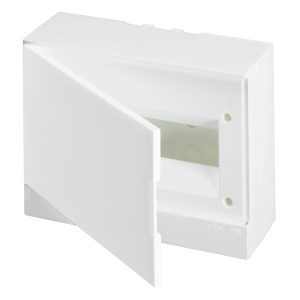 Шкаф настенный ABB Basic E 12М белая непрозрачная дверь (с клеммами) BEW401212