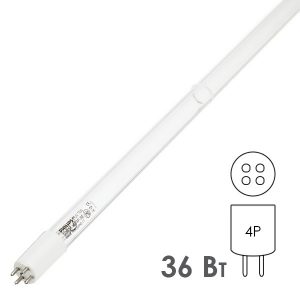 Лампа бактерицидная Philips TUV 36 T5 HO 4P-SE 75W L843mm специальная безозоновая