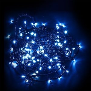 Гирлянда линейная Feron CL08 600LED синий 60м +3м зеленый шнур 230V IP44