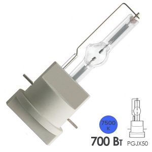 Лампа специальная газоразрядная Osram LOK-IT HTI 700W/75/P50 PGJX50 7500K
