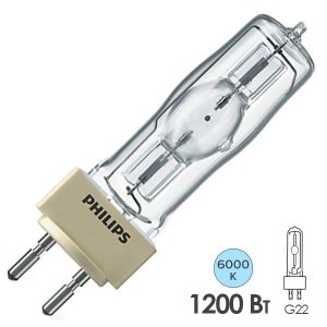 Лампа специальная газоразрядная Philips MSD 1200W G22 6000K