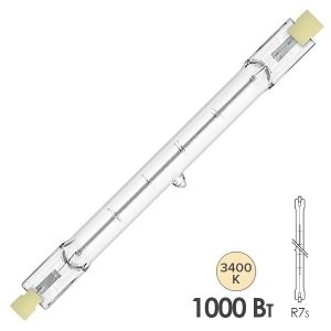 Лампа специальная галогенная Osram 64579 FDG 1000W 115-120V R7s 15h 3400K (Philips PF 801R)
