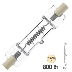 Лампа специальная галогенная Osram 64571DXX P2/13 800W 230V R7s 75h 3200K (PHILIPS 13162R/S 0061321)