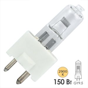 Лампа специальная галогенная Osram 64643 FDS A1/262 150W 24V GY9.5 100h (GE 37695)