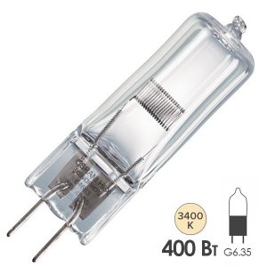 Лампа специальная галогенная Osram 64664 HLX A1/270 400W 36V G6.35 150h (012537)