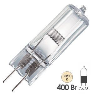 Лампа специальная галогенная Osram 64665 HLX 400W 36V G6.35 300h