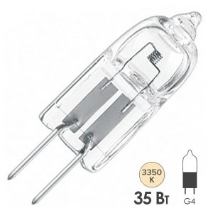 Лампа специальная галогенная Osram 64275 AX M/137 35W 6V G4 50h 3350K (064275)