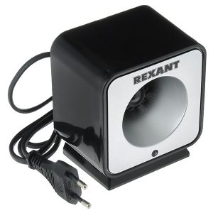 Отпугиватель вредителей Rexant с изменяемой частотой излучения 7W 220V Радиус 60м 9x7x11см