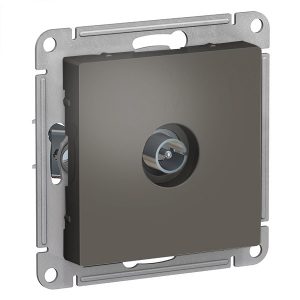 TV розетка оконечная SE AtlasDesign 1DB, сталь [уп 5 шт]
