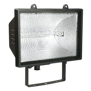 Прожектор ИЭК ИО1000 галогенный черный IP54
