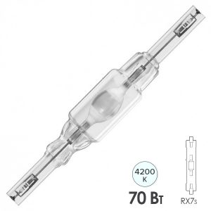 Лампа металлогалогенная Osram HQI-TS 70W/NDL RX7s (МГЛ)