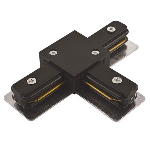 Коннектор JazzWay PTR CT-BL черный T - образный
