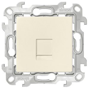 Розетка компьютерная Simon 24 Harmonie RJ45 кат 5e UTP, слоновая кость (бежевый)