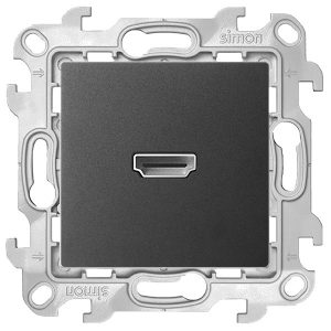 Розетка HDMI Simon 24 Harmonie 1.4, графит