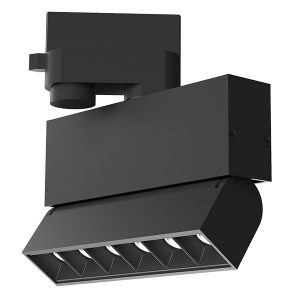 Трековый светодиодный светильник Вартон TT-Stellar 15W 3000K угол 34 градусов черный 169х35х196 мм