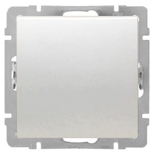 Кнопка 1-клавишная Экопласт 10 A 250 B LK80, белый