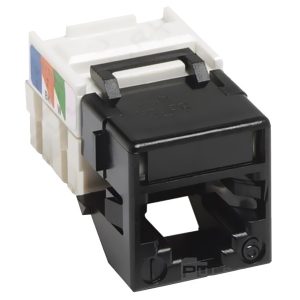 Коннектор Simon 82 AMP RJ12 6 контактов S27 S73L, механизм черный