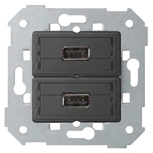 Коннектор Simon 82 2 x USB 2.0 типа A (мама), механизм
