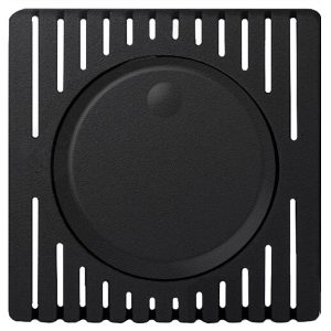 Накладка Simon 82 на проходной поворотно-нажимной светорегулятор 100-1000 Вт, графит